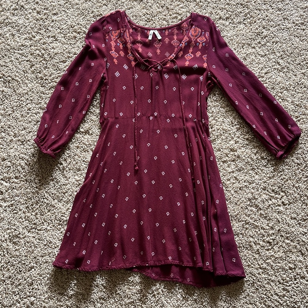 Small maroon Mudd dress